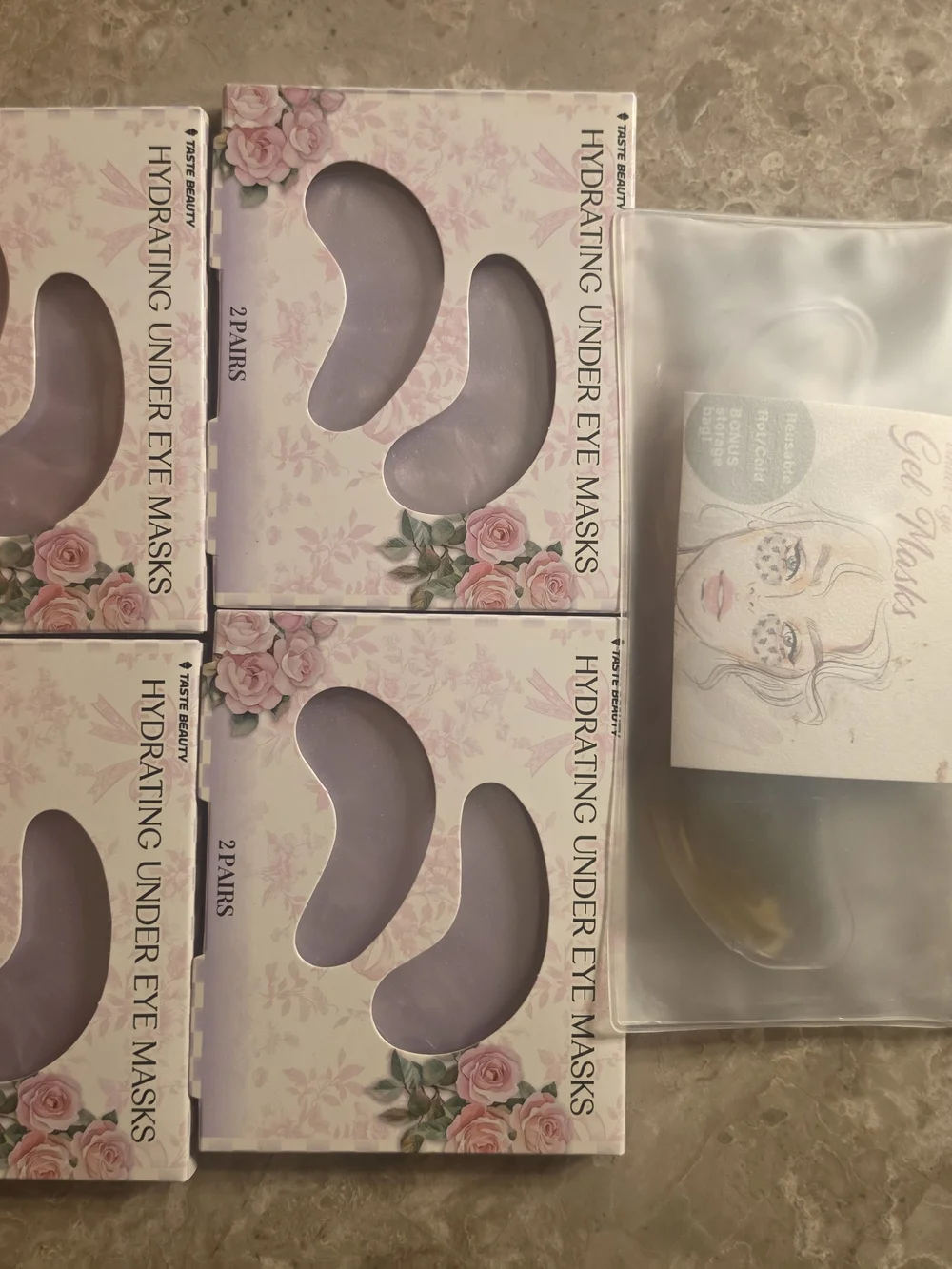 Hydrating Under Eye Masks - Lavender Pink
